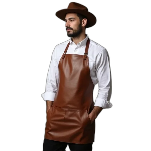 hat, staff, jacket, dress transparent PNG cut-out