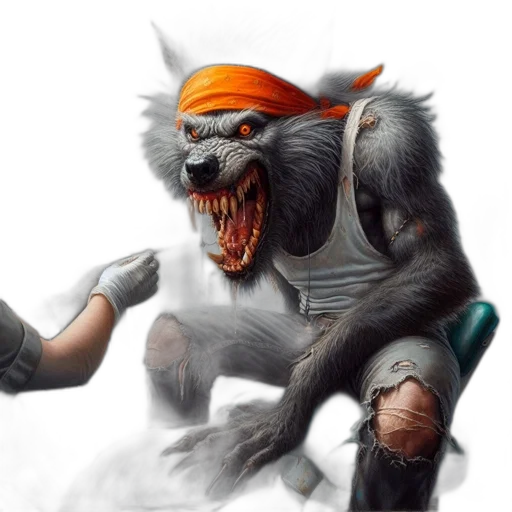 creature, concept art, fantasy art, photorealistic transparent PNG cut-out
