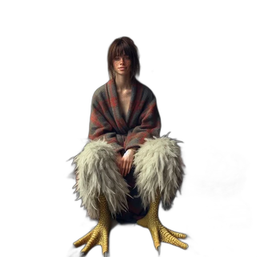 animal, creature, jacket, hair transparent PNG cut-out
