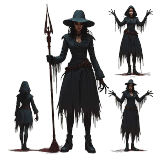 staff, concept art, fantasy art, comic book art transparent PNG cut-out