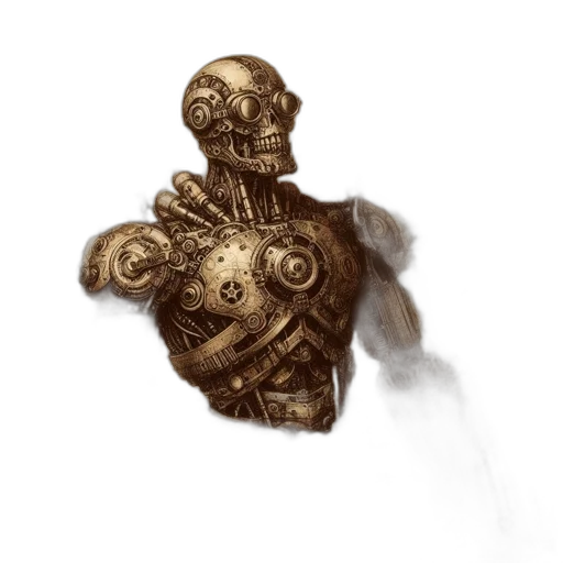 robot, weapon, jewelry, mask transparent PNG cut-out