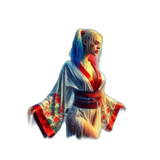 dress, jacket, staff, concept art transparent PNG cut-out