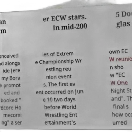 poster, ecw, reunion, event transparent PNG cut-out
