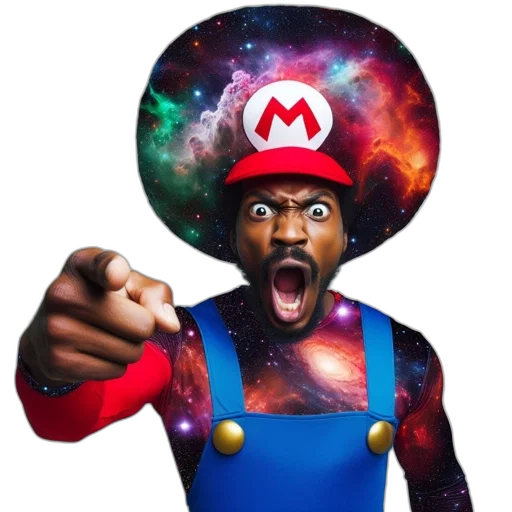 hat, staff, face, robot transparent PNG cut-out