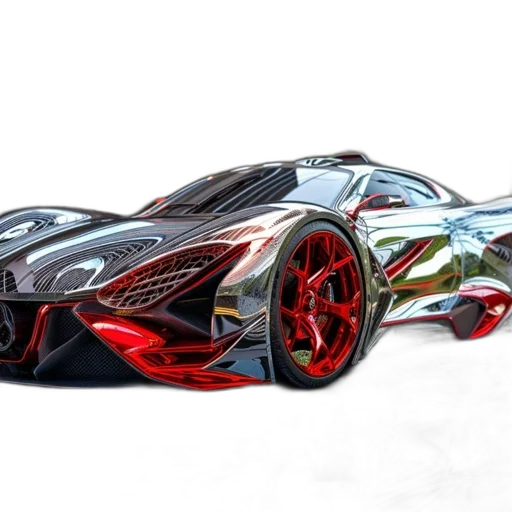 car, weapon, photorealistic, 3d render transparent PNG cut-out