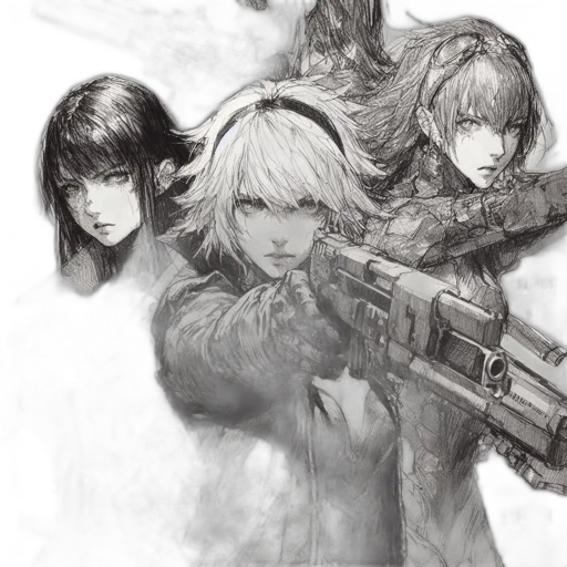 weapon, concept art, comic book art, anime transparent PNG cut-out