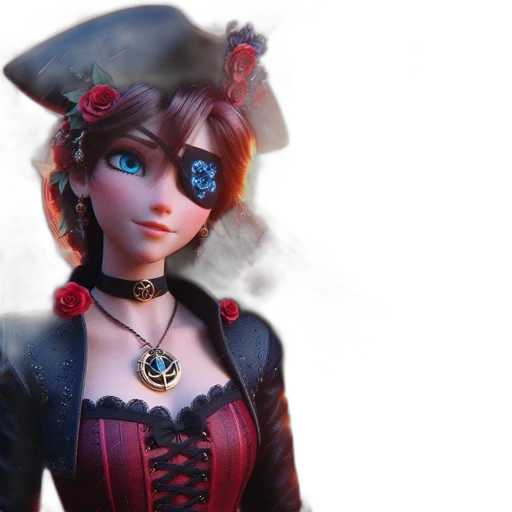 3d render, concept art, fantasy art, photorealistic transparent PNG cut-out