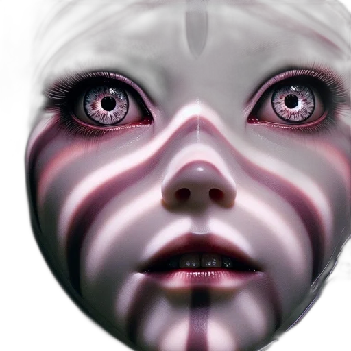 mask, face, creature, robot transparent PNG cut-out