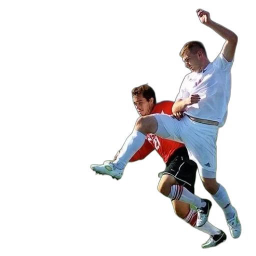 soccer, player, white, kicks transparent PNG cut-out
