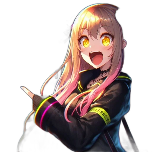 jacket, staff, weapon, face transparent PNG cut-out