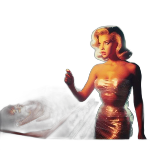 dress, concept art, 3d render, vaporwave transparent PNG cut-out