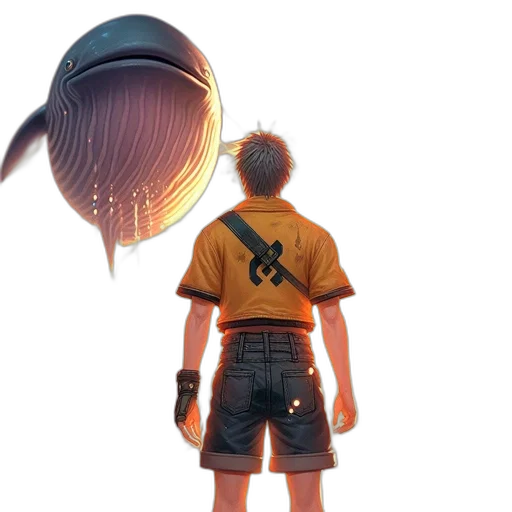 weapon, jacket, staff, sword transparent PNG cut-out