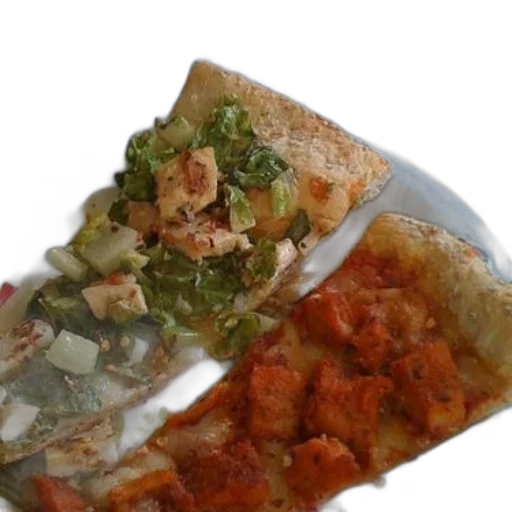 food, plate, pizza, slice transparent PNG cut-out