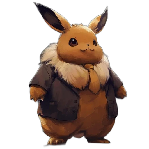 animal, creature, jacket, staff transparent PNG cut-out