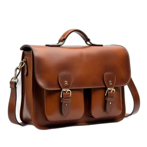 3d render, earth tones, brown, leather transparent PNG cut-out