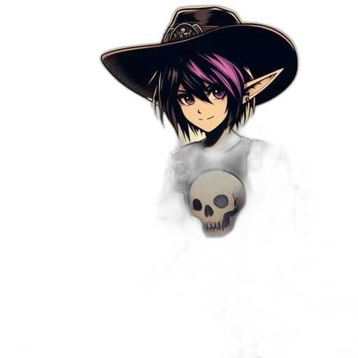 hat, mask, staff, jewelry transparent PNG cut-out