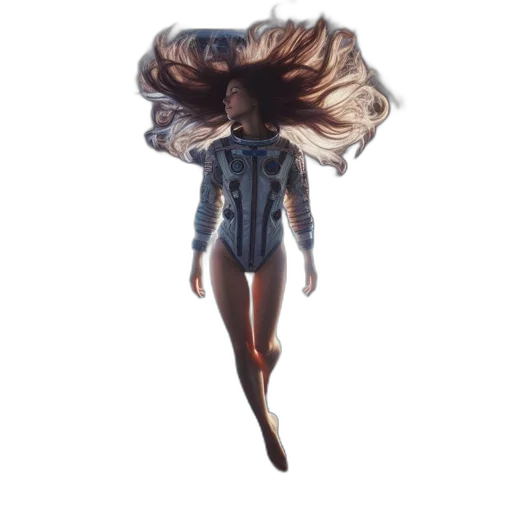 dress, hair, creature, crown transparent PNG cut-out