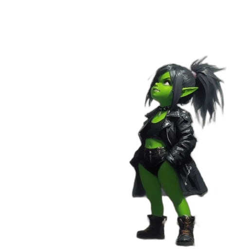 jacket, staff, dragon, mask transparent PNG cut-out