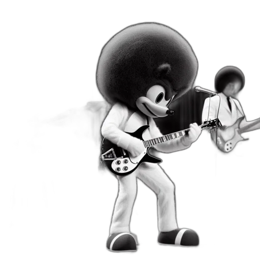 cartoon, concept art, comic book art, band transparent PNG cut-out