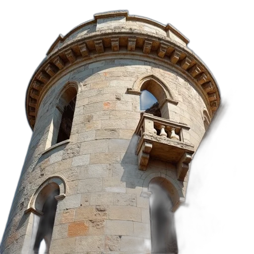 building, crown, staff, face transparent PNG cut-out