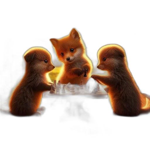 animal, food, concept art, 3d render transparent PNG cut-out