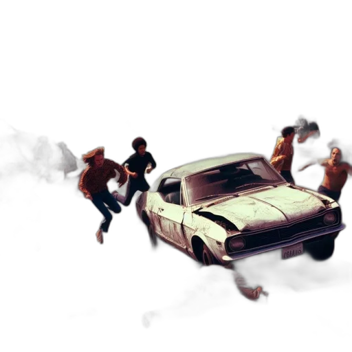 car, weapon, concept art, pixel art transparent PNG cut-out