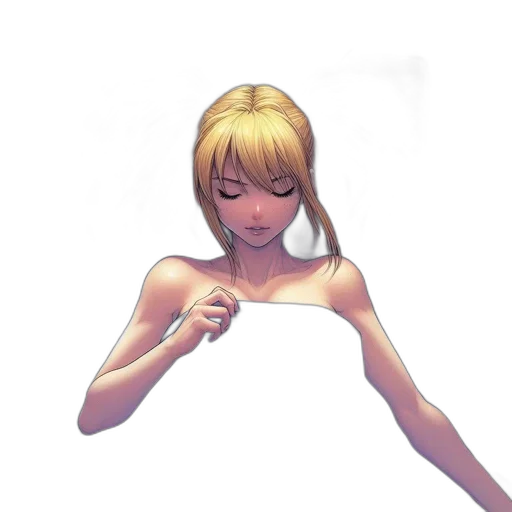 dress, jewelry, staff, hair transparent PNG cut-out