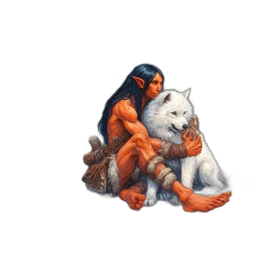 animal, creature, fantasy art, pixel art transparent PNG cut-out