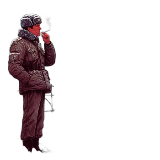 jacket, staff, concept art, pixel art transparent PNG cut-out