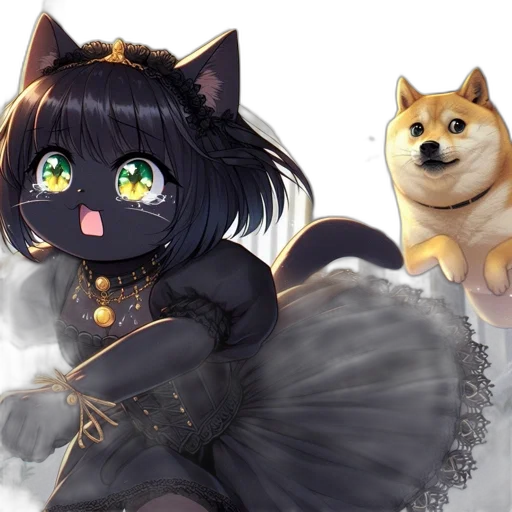 animal, creature, staff, dress transparent PNG cut-out