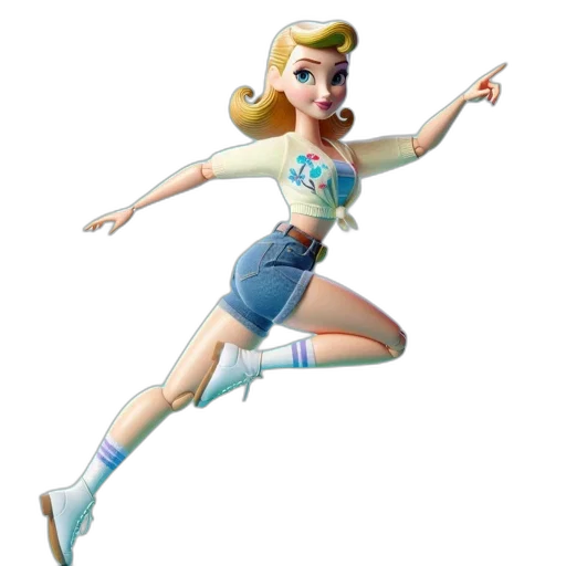 dress, staff, 3d render, concept art transparent PNG cut-out
