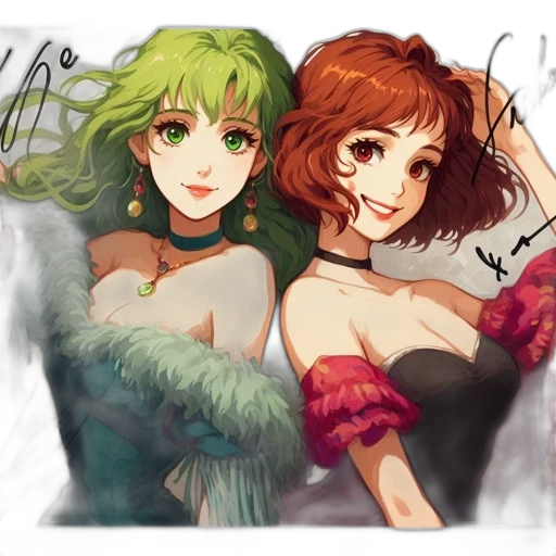 watercolor, fantasy art, concept art, anime transparent PNG cut-out