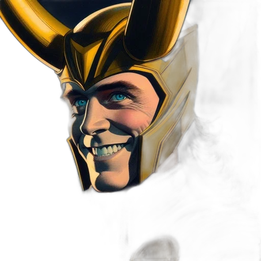 mask, face, crown, comic book art transparent PNG cut-out