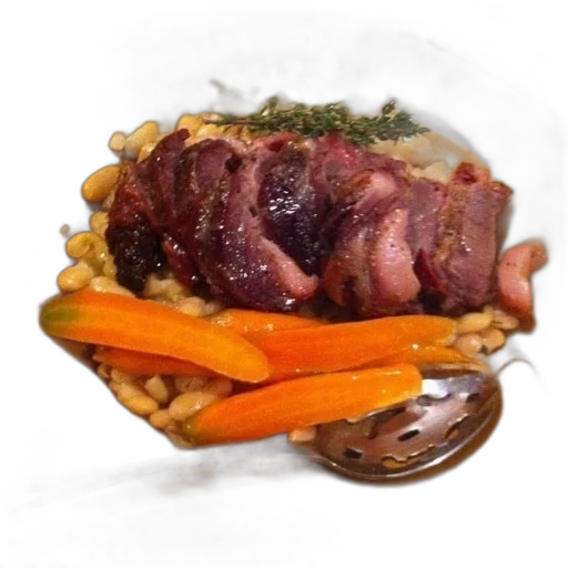 food, crown, photorealistic, plate transparent PNG cut-out