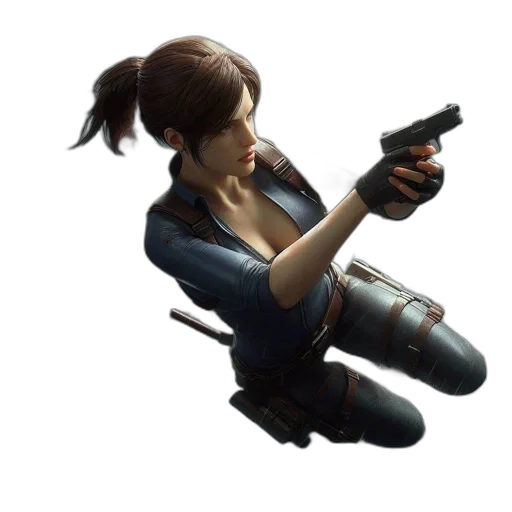 weapon, staff, jacket, concept art transparent PNG cut-out