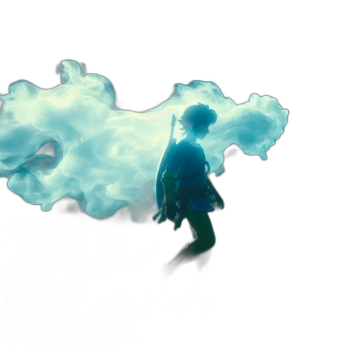 umbrella, jacket, mask, concept art transparent PNG cut-out