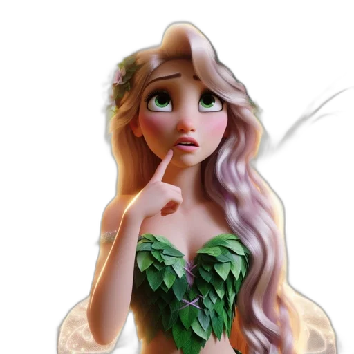 dress, fantasy art, concept art, 3d render transparent PNG cut-out