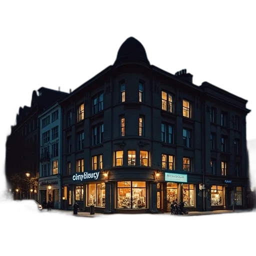 building, furniture, 3d render, photorealistic transparent PNG cut-out