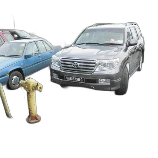 car, gray, suv, license transparent PNG cut-out