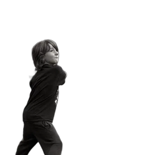 staff, young, boy, black transparent PNG cut-out