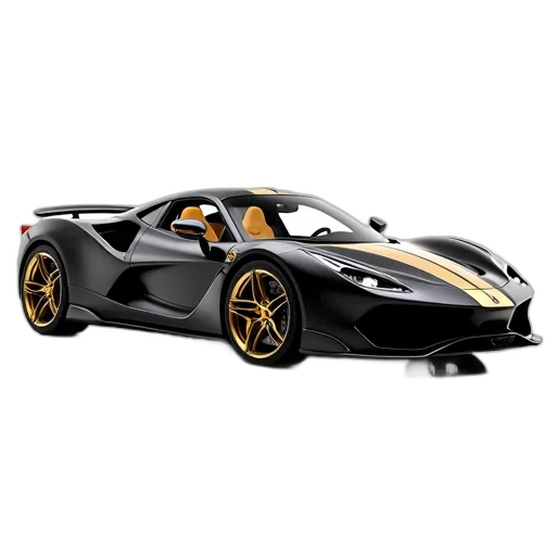 car, 3d render, photorealistic, sleek transparent PNG cut-out
