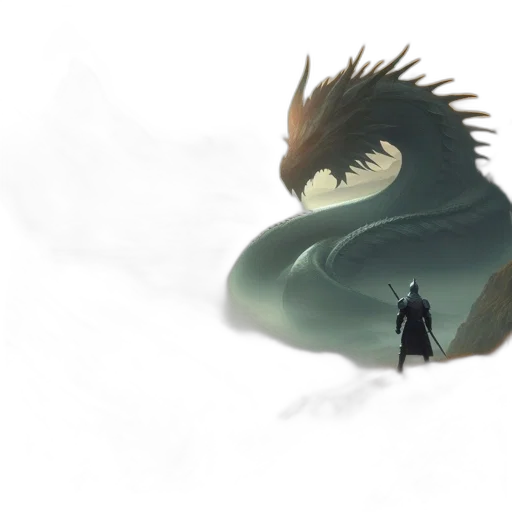 dragon, creature, animal, concept art transparent PNG cut-out