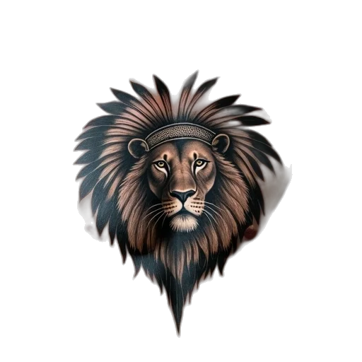 crown, animal, hair, staff transparent PNG cut-out