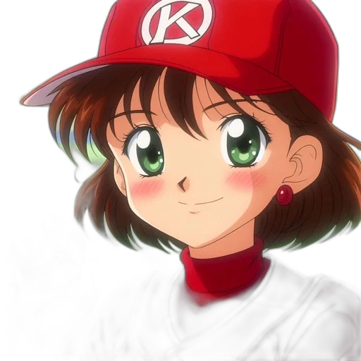 hat, face, anime, cartoon transparent PNG cut-out