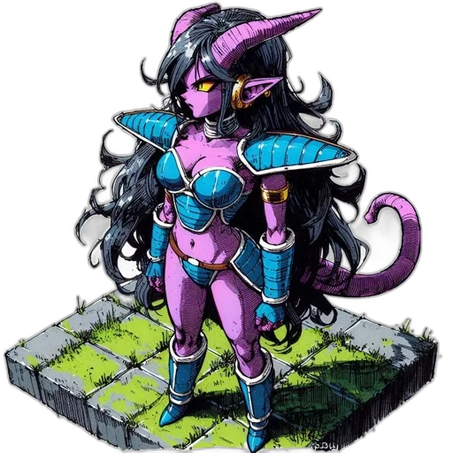 robot, dragon, pixel art, vaporwave transparent PNG cut-out