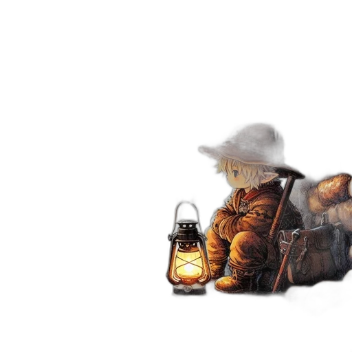 bottle, hat, robot, jacket transparent PNG cut-out