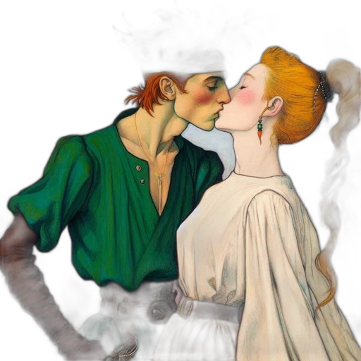 fantasy art, comic book art, watercolor, concept art transparent PNG cut-out