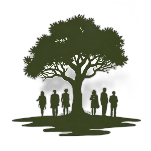 tree, staff, crown, 3d render transparent PNG cut-out