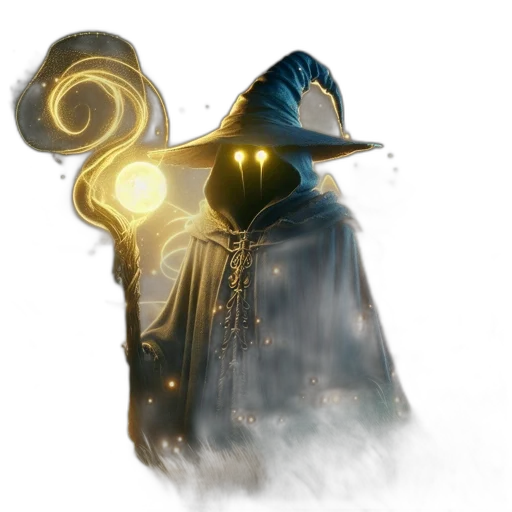 mask, staff, sword, hat transparent PNG cut-out
