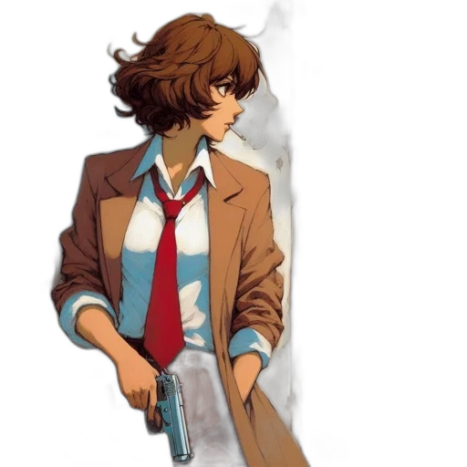 jacket, weapon, staff, concept art transparent PNG cut-out
